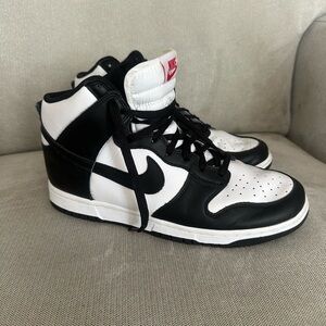Nike high top panda dunks